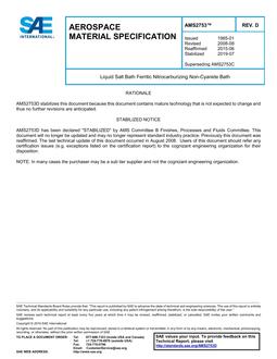 SAE AMS2753D SAE AMS2753D