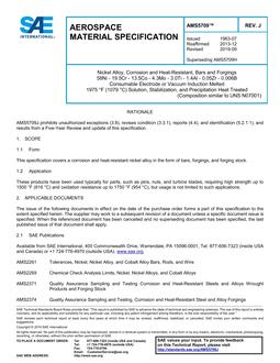 SAE AMS5709J SAE AMS5709J
