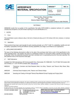 SAE AMS6949A SAE AMS6949A