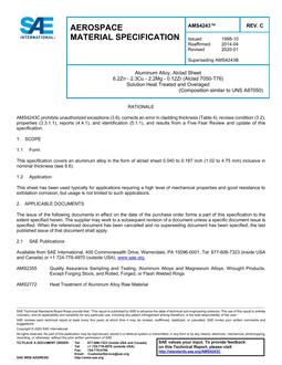 SAE AMS4243C SAE AMS4243C