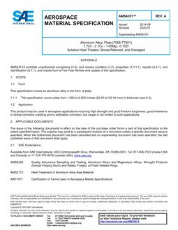 SAE AMS4351A SAE AMS4351A