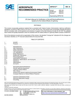 SAE ARP5415B SAE ARP5415B