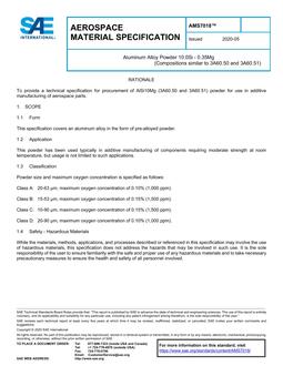 SAE AMS7018 SAE AMS7018