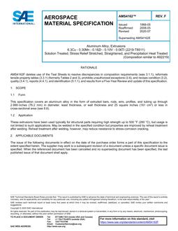 SAE AMS4162F SAE AMS4162F