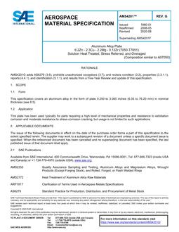 SAE AMS4201G SAE AMS4201G