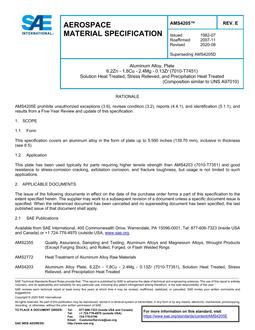 SAE AMS4205E SAE AMS4205E