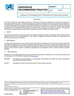 SAE ARP6299 SAE ARP6299