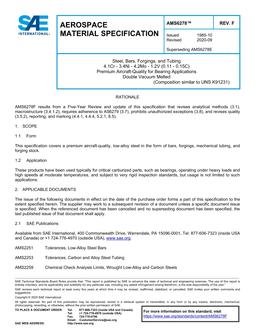 SAE AMS6278F SAE AMS6278F