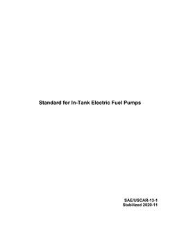 SAE USCAR13-1 SAE USCAR13-1