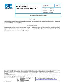 SAE AIR5866A SAE AIR5866A