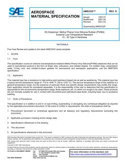 SAE AMS3332G SAE AMS3332G