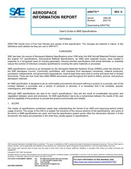 SAE AIR4779D SAE AIR4779D
