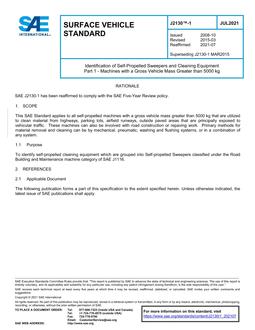 SAE J2130/1 SAE J2130/1