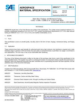 SAE AMS6274S SAE AMS6274S