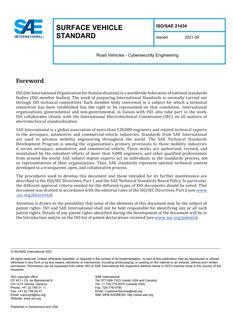 SAE ISO/SAE21434 SAE ISO/SAE21434