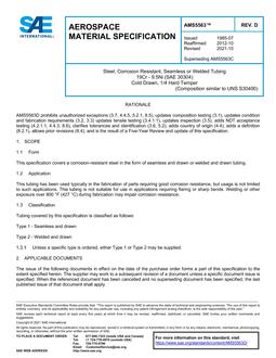 SAE AMS5563D SAE AMS5563D