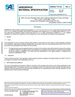SAE AMS5643/H1150A SAE AMS5643/H1150A