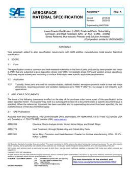 SAE AMS7000A SAE AMS7000A
