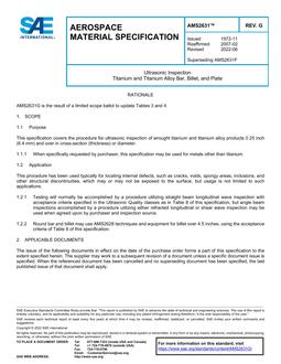 SAE AMS2631G SAE AMS2631G