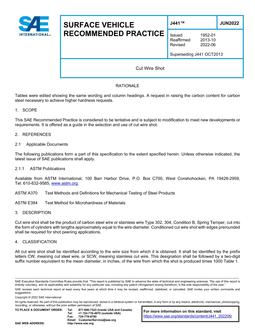 SAE J441 SAE J441