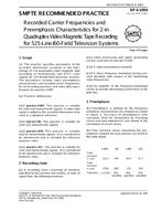 SMPTE RP 6 SMPTE RP 6