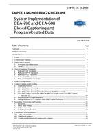 SMPTE EG 43 SMPTE EG 43