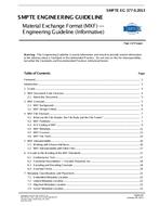 SMPTE EG 377-3 SMPTE EG 377-3