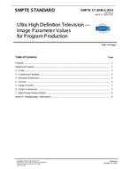 SMPTE ST 2036-1 SMPTE ST 2036-1