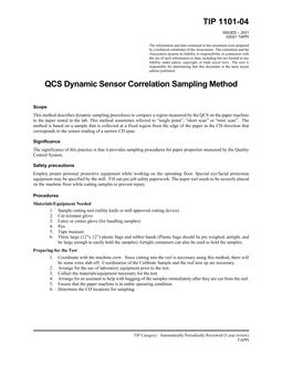 TAPPI TIP 1101-04 TAPPI TIP 1101-04