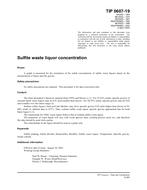 TAPPI TIP0607-19 TAPPI TIP0607-19