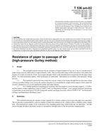 TAPPI T536 TAPPI T536